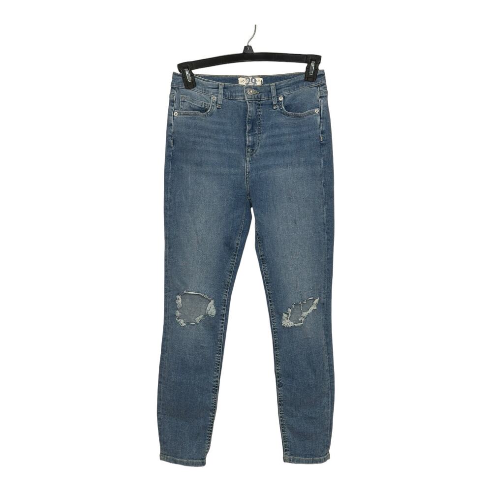 We The Free blue distressed high waist jeans size 29